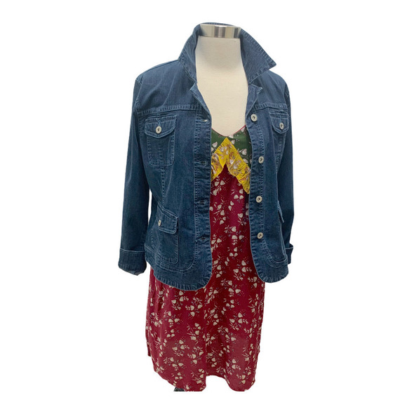 Coco + Jaimeson NWT Floral Colorblock Mini Dress - Picture 6 of 13